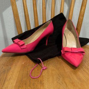Hot pink Kate Spade vintage stiletto pumps W9 made in Italy